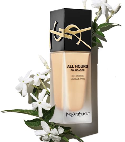 ysl all hours matte foundation|fondotinta ysl all hours foundation.